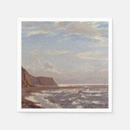 Ochtend Seashore op het eiland Wight Servet