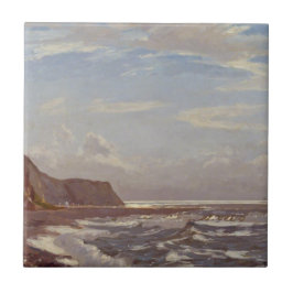 Ochtend Seashore op het eiland Wight Tegeltje