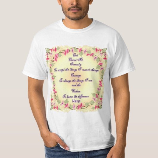 Ochtend Serenity Gebed T-shirt (Voorkant)