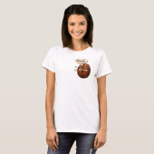 Ochtend, slaperige koffieboon grappige herkenbare t-shirt (Voorkant volledig)