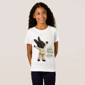 Ochtend Stretch Konijn Sticker T-shirt (Voorkant volledig)