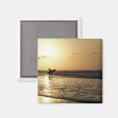 Ochtend Surfer Magneet (Voorkant / Achterkant)