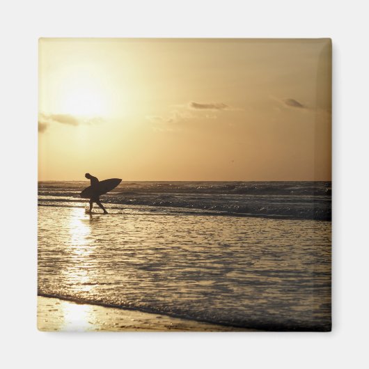 Ochtend Surfer Magneet (Voorkant)