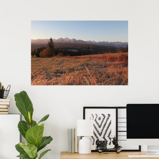 ochtend Tatras Poster (Thuiskantoor)