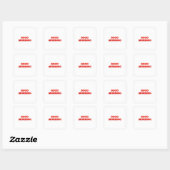 Ochtend Vibes Vierkante Sticker (Vel)