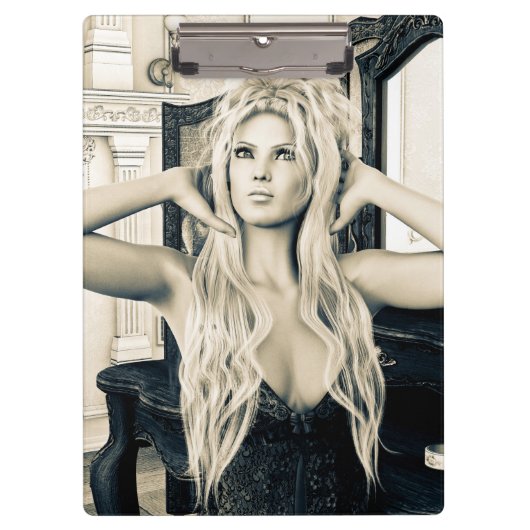 ochtend Victoriaans stijl Klembord (Voorkant)