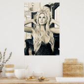  ochtend Victoriaans stijl Poster (Keuken)