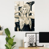  ochtend Victoriaans stijl Poster (Thuiskantoor)