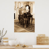  ochtend Victoriaans stijl Poster (Keuken)