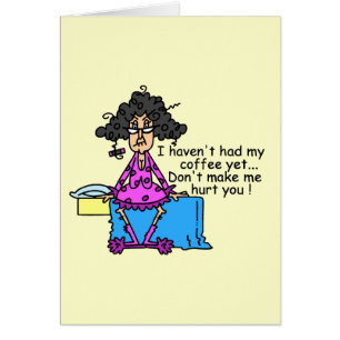 Ochtend voor koffie Humor