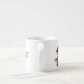 Ochtend voor koffie Humor Espresso Kop (Achterkant)