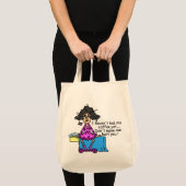 Ochtend voor koffie Humor Tote Bag (Voorkant (product))