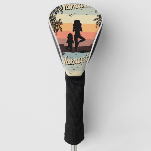 ochtend yoga met moeder golfheadcover (Voorkant)