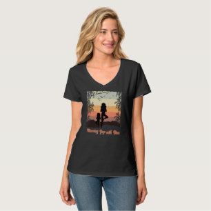 ochtend yoga met moeder t-shirt