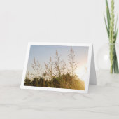 Ochtend Zonsopgang door Country Grass Kaart (Voorkant)