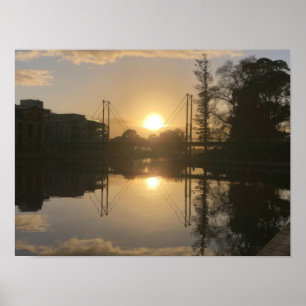 Ochtend zonsopgang poster
