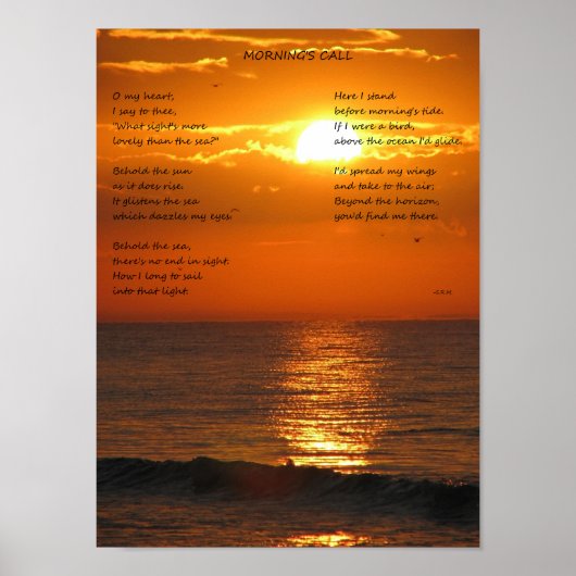 Ochtendag Poster (Voorkant)