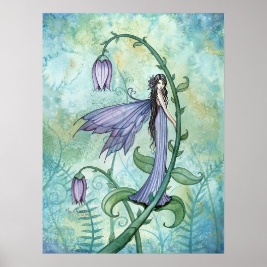 Ochtendbel Fee Fantasie Posterprint Poster (Voorkant)