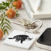 Ochtendbel Tabby Sleutelhanger (Voorkant Rechts)