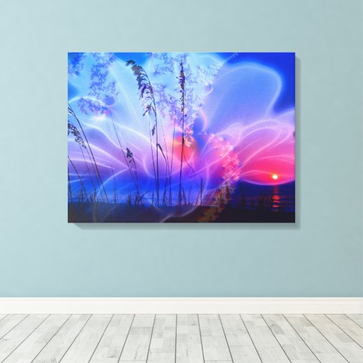 Ochtendbloem - Canvas Afdruk (Insitu (Houten vloer))