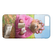 Ochtendbosmarmot met ontbijtdonut en koffie Case-Mate iPhone case (Achterkant (Horizontaal))