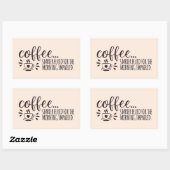 Ochtendbrandstof: Koffieliefhebber Stickers (Vel)