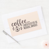 Ochtendbrandstof: Koffieliefhebber Stickers (Envelop)
