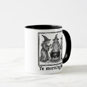 Ochtendbrouwerij heksige grappige middeleeuwse hek mok (Voorkant rechts)