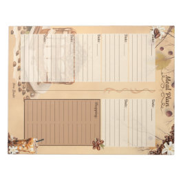 Ochtendbrouwsel 7-daagse maaltijdplanner scheurblo notitieblok