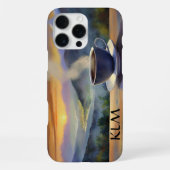 Ochtendbrouwsel monogram iPhone hoesje (Achterkant)