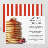 ochtendbrunch | Pannenkoeken & Esdoornsiroop Gezel Kaart (Voorkant / Achterkant)