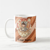 Ochtendcafeïne Kawaii Chibi Koala Koffiemok (Links)