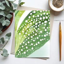 Ochtenddauw | Moderne Botanische Aquarel Briefkaart