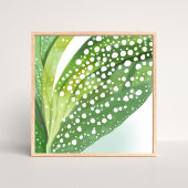 Ochtenddauw | Moderne Botanische Aquarel Poster