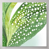 Ochtenddauw | Moderne Botanische Aquarel Poster (Voorkant)