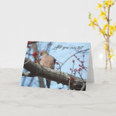 Ochtendduivenkaarten Kaart (Gele Bloem)