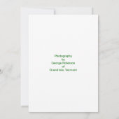 Ochtendemische e-mailuitnodigingen kaart (Achterkant)