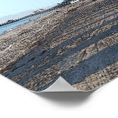 ochtenden bij de strand 7292 - kladwater , FL Poster (Hoek)