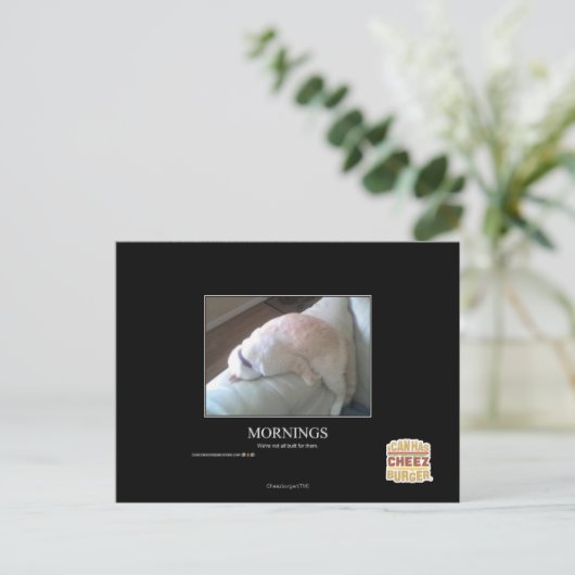 ochtenden briefkaart (Staand voorkant)