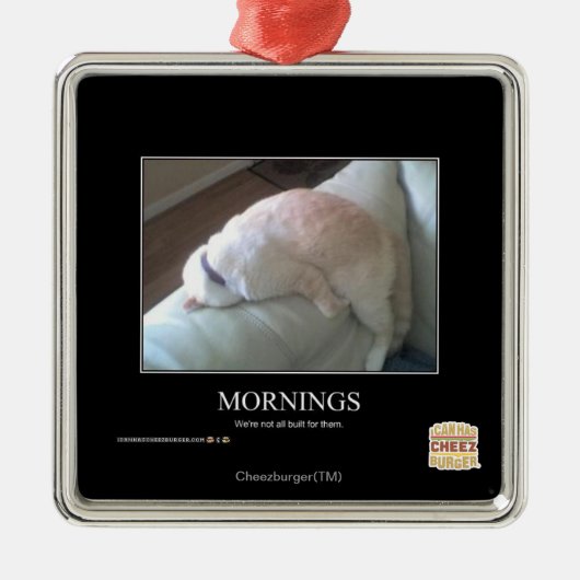 ochtenden metalen ornament (Voorkant)