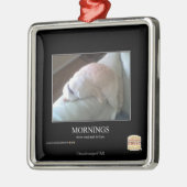 ochtenden metalen ornament (Links)