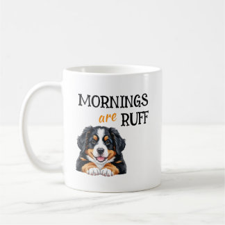 Ochtenden Zijn Ruff Grappige Hond Liefhebber Cute Koffiemok