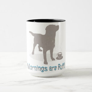 "Ochtenden zijn ruw!" met Honden Koffie Mok