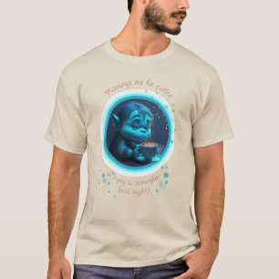 Ochtenden Zijn Voor KoffieTrol T-shirt