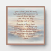 Ochtendgebed Plaquette met Ezel Fotoplaat (Voorkant)