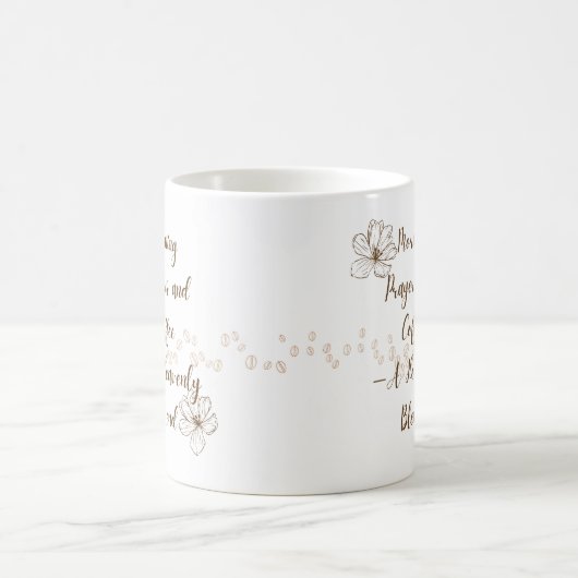 Ochtendgebeden en koffie - een hemelse mix koffiemok (Center)