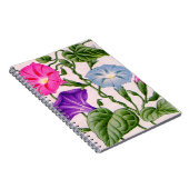 ochtendgloren in blauw en roze notitieboek (Rechterzijde)