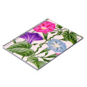 ochtendgloren in blauw en roze notitieboek (Linkerzijde)