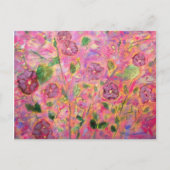 ochtendgloren paars en blauw briefkaart (Voorkant)