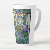 Ochtendglorie glas in lood latte mok (Rechterhoek)